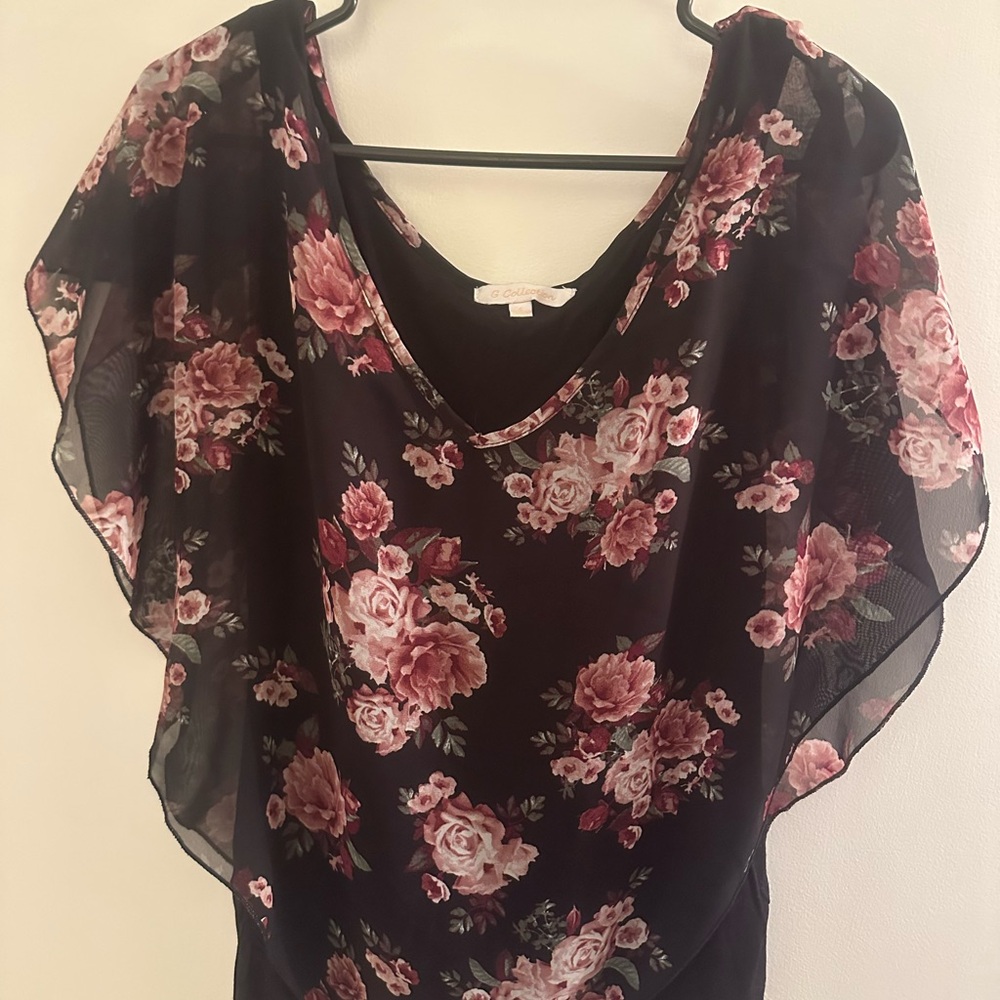 GG Collection black shirt with cream label